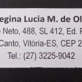 Regina Lúcia Mendonça de Oliveira Regina Lúcia Mendonça de Oliveira